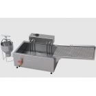 Hand-Held Manual Donut Dispenser and Fryer