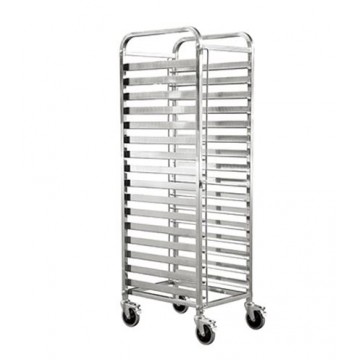 Flat Pack Pastry Rack - 16 runners