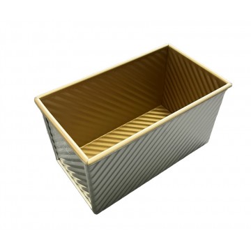 Single Bread TIn - 450gm Corrugated without lid