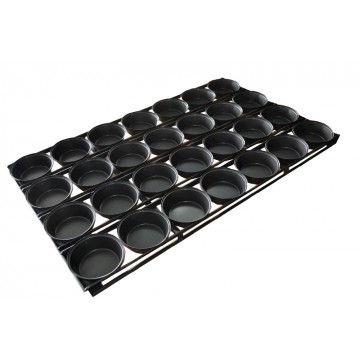 Bakery size Round Wide Deep Pie Tray - 18" wide